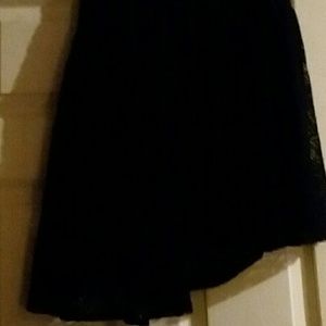 Black skirt..